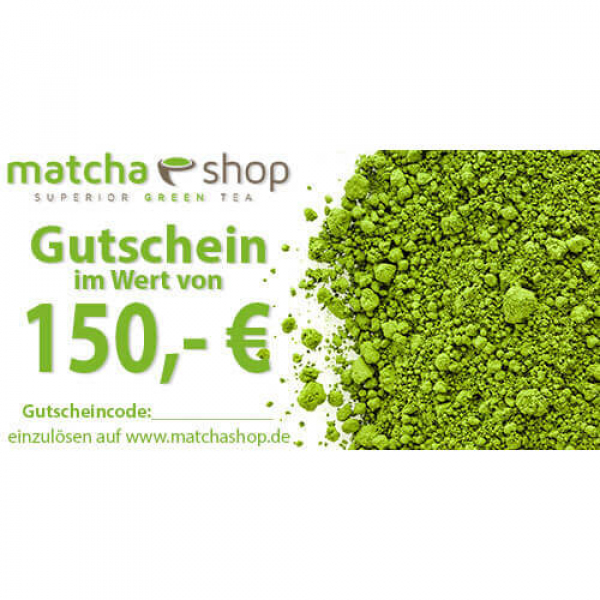matchashop Gutschein 150 Euro